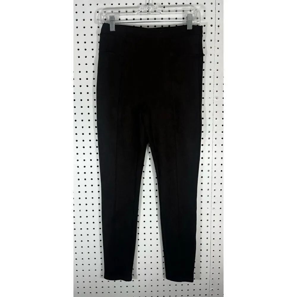 Spanx velour pleated leggings